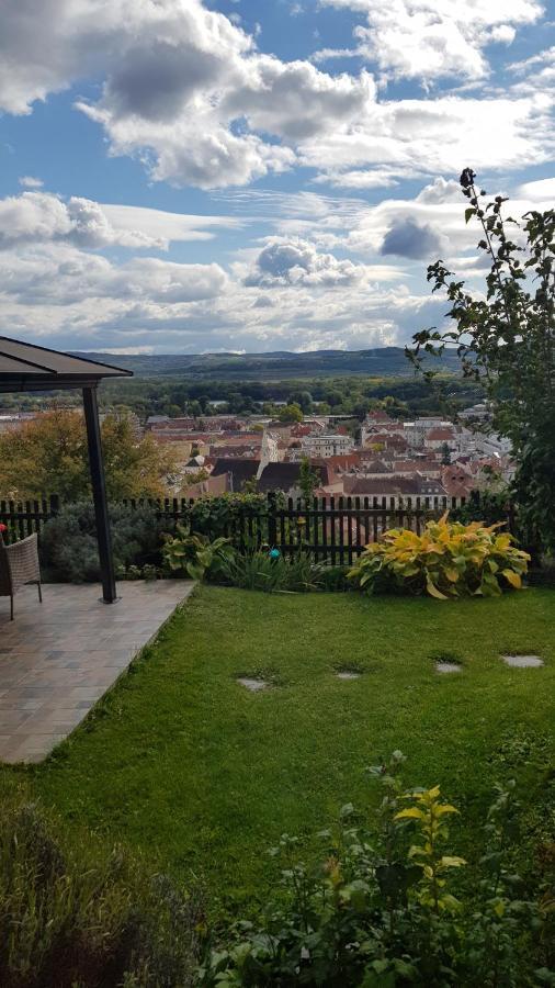 Blick Ueber Krems Mit Gartenpavillon Lägenhet Exteriör bild