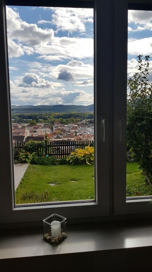 Blick Ueber Krems Mit Gartenpavillon Lägenhet Exteriör bild